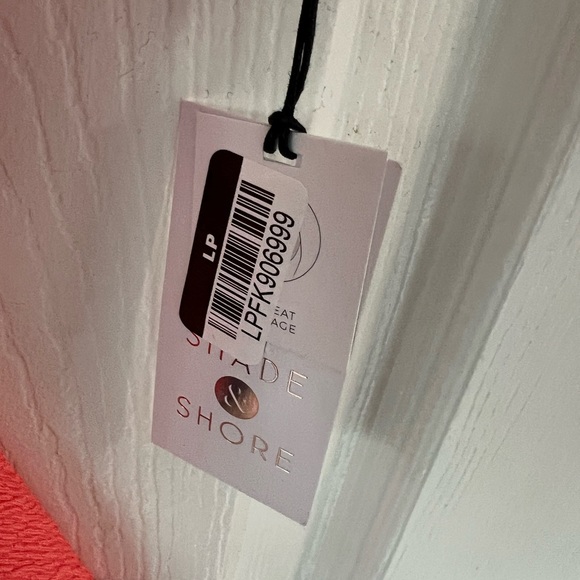 🔵 Womens Crepe Bralette Tie-Front One Piece Swimsuit - Shade & Shore NWT sz MED - Picture 10 of 14